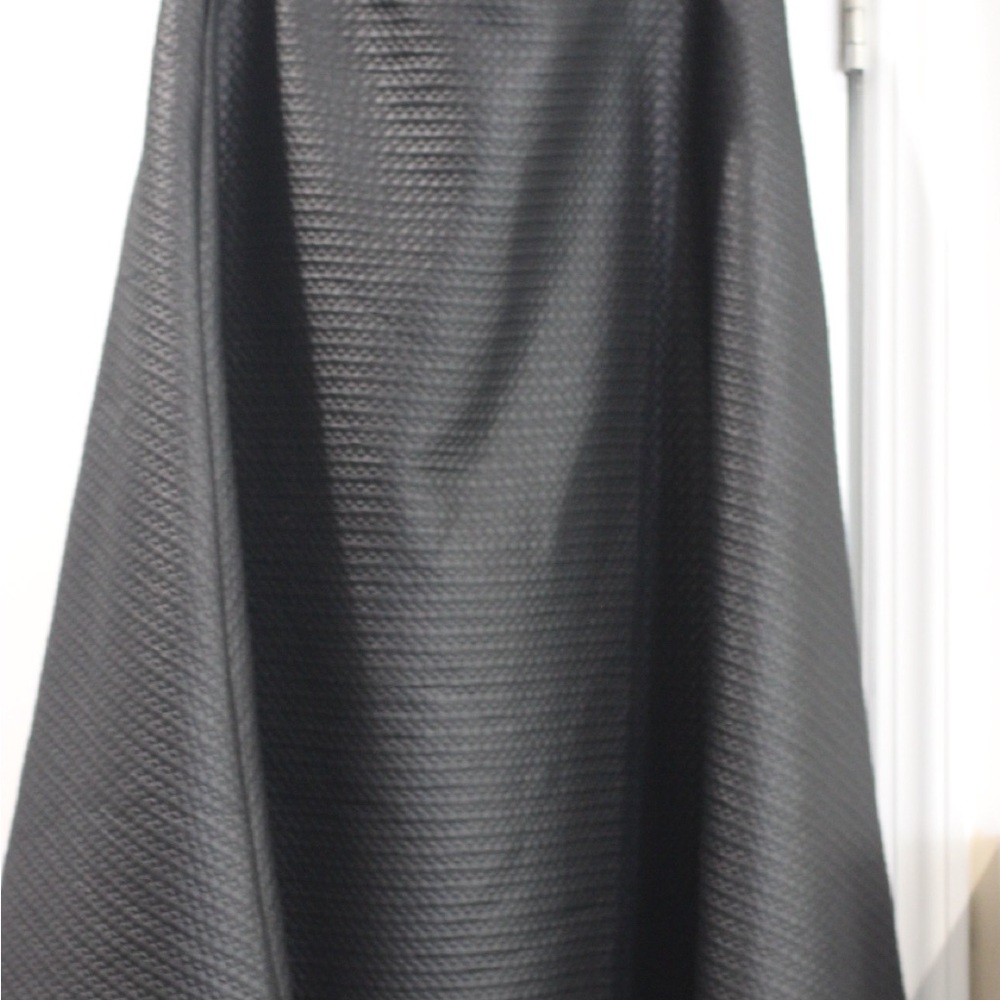 Banana Republic Black Textured A-Line Skirt